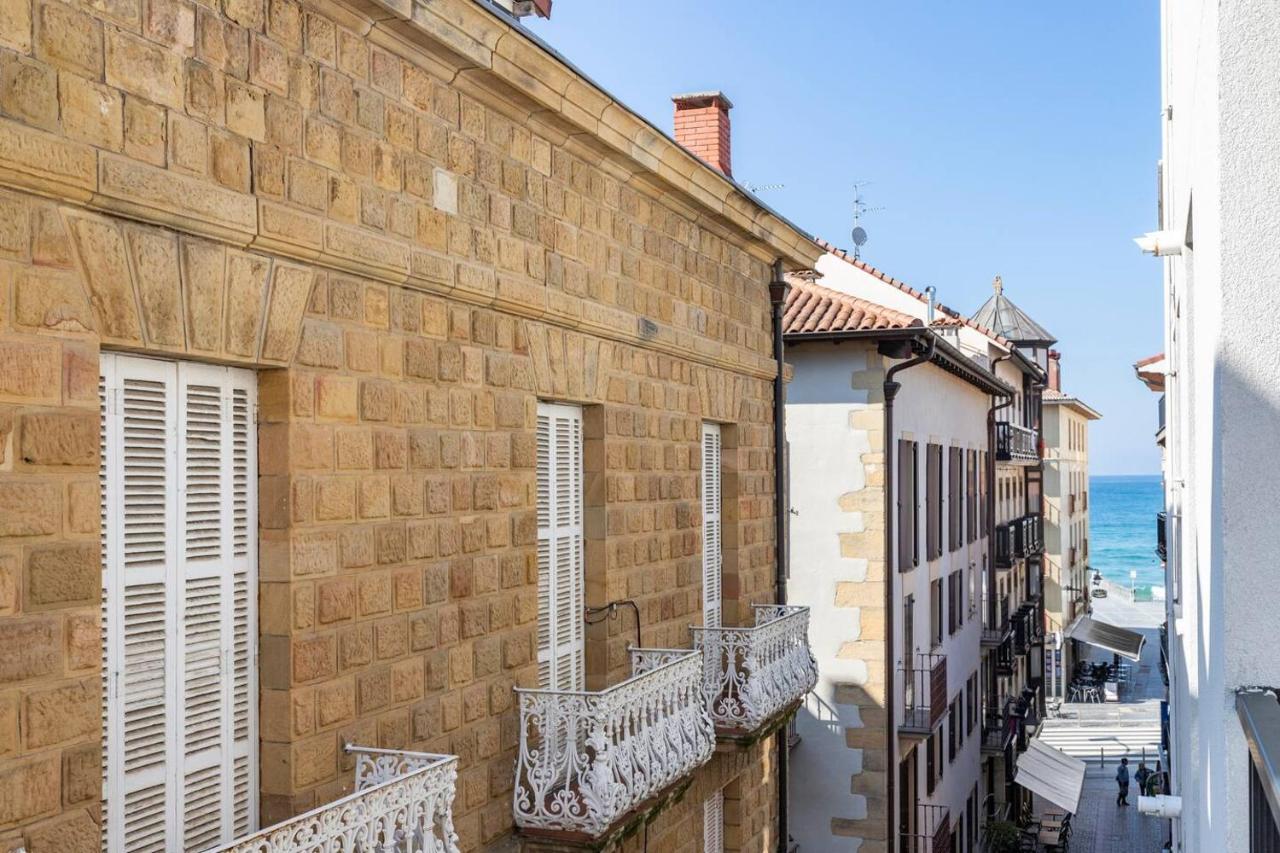 Piso En Zarauz Centro A 100M De La Playa 아파트 외부 사진